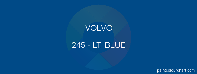 Volvo paint 245 Lt. Blue