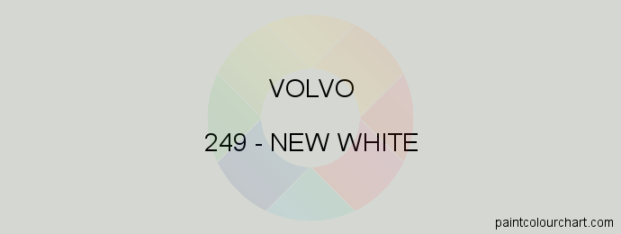 Volvo paint 249 New White