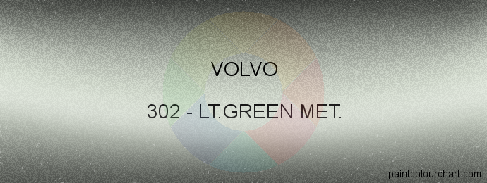 Volvo paint 302 Lt.green Met.