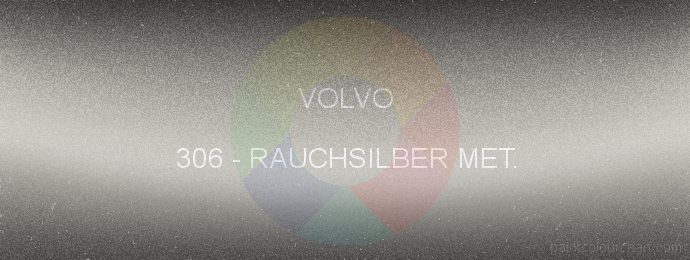 Volvo paint 306 Rauchsilber Met.