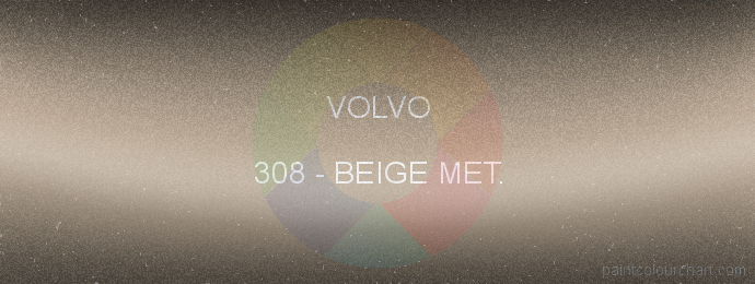 Volvo paint 308 Beige Met.