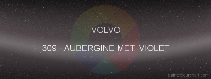 Volvo paint 309 Aubergine Met. Violet