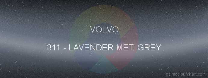 Volvo paint 311 Lavender Met. Grey