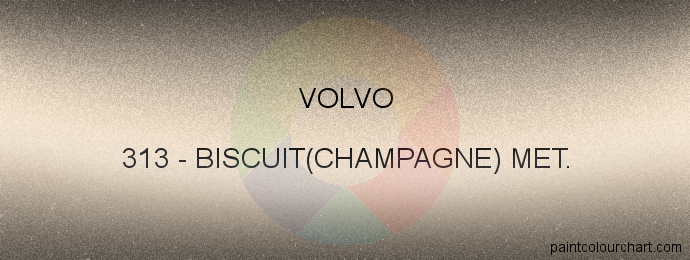 Volvo paint 313 Biscuit(champagne) Met.