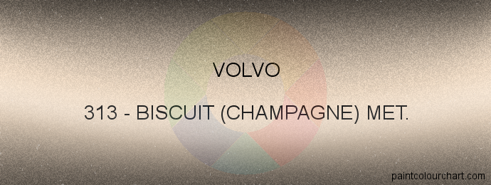 Volvo paint 313 Biscuit (champagne) Met.