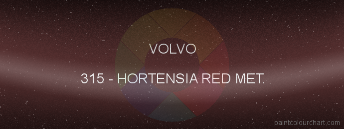Volvo paint 315 Hortensia Red Met.