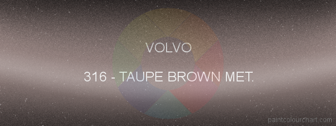 Volvo paint 316 Taupe Brown Met.