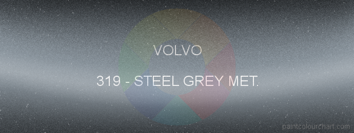 Volvo paint 319 Steel Grey Met.