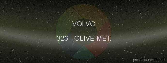 Volvo paint 326 Olive Met.