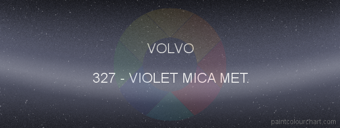 Volvo paint 327 Violet Mica Met.