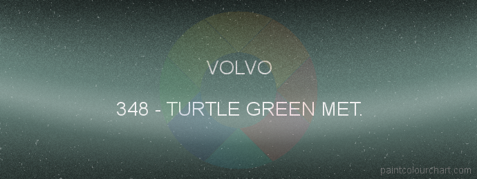 Volvo paint 348 Turtle Green Met.