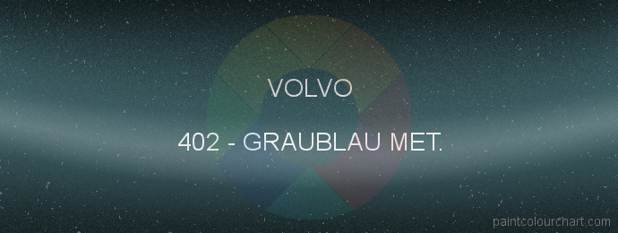 Volvo paint 402 Graublau Met.