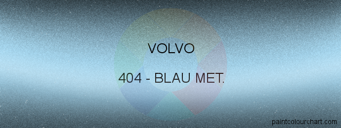 Volvo paint 404 Blau Met.