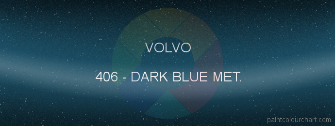Volvo paint 406 Dark Blue Met.