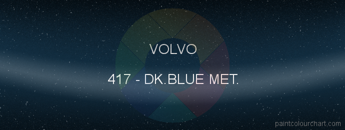 Volvo paint 417 Dk.blue Met.