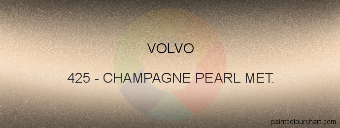 Volvo paint 425 Champagne Pearl Met.