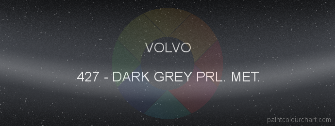 Volvo paint 427 Dark Grey Prl. Met.