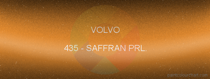 Volvo paint 435 Saffran Prl.