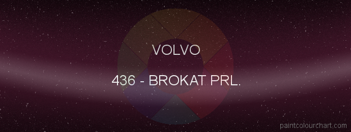 Volvo paint 436 Brokat Prl.