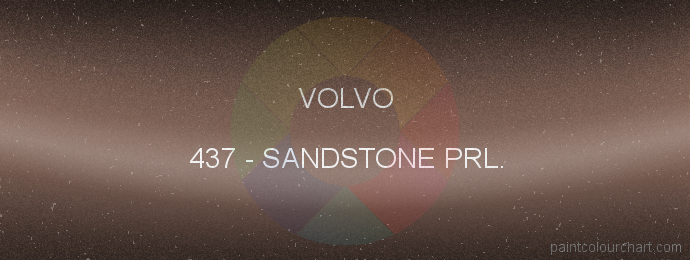 Volvo paint 437 Sandstone Prl.