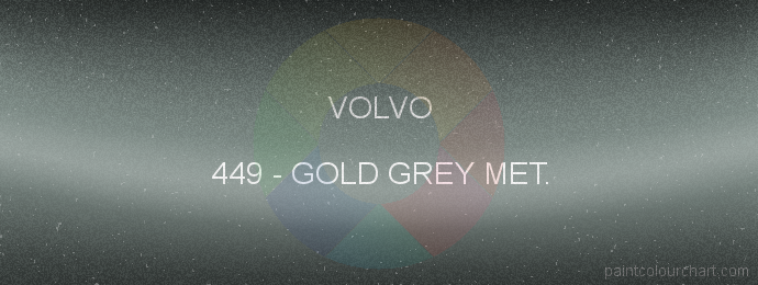 Volvo paint 449 Gold Grey Met.