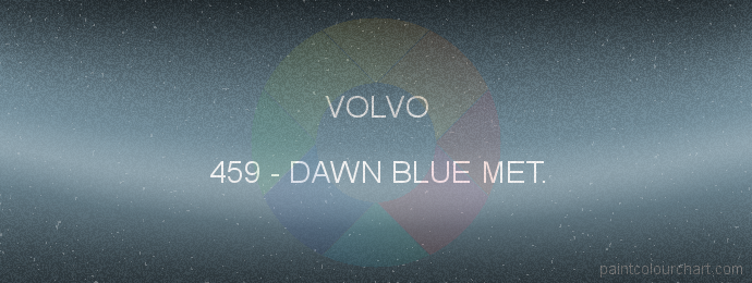 Volvo paint 459 Dawn Blue Met.