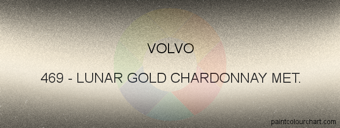 Volvo paint 469 Lunar Gold Chardonnay Met.