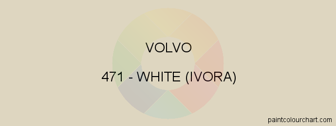 Volvo paint 471 White (ivora)