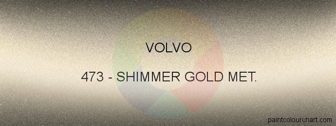 Volvo paint 473 Shimmer Gold Met.