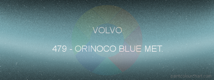 Volvo paint 479 Orinoco Blue Met.