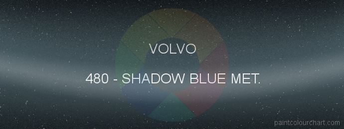 Volvo paint 480 Shadow Blue Met.