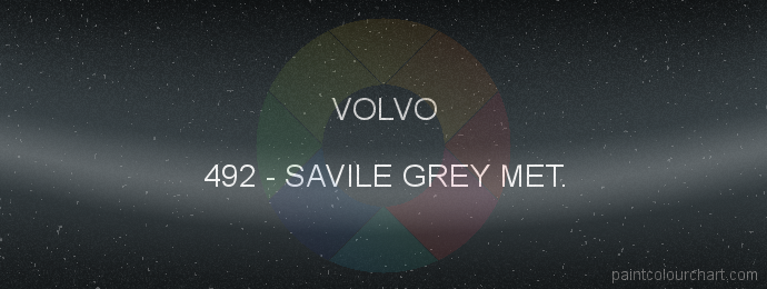 Volvo paint 492 Savile Grey Met.
