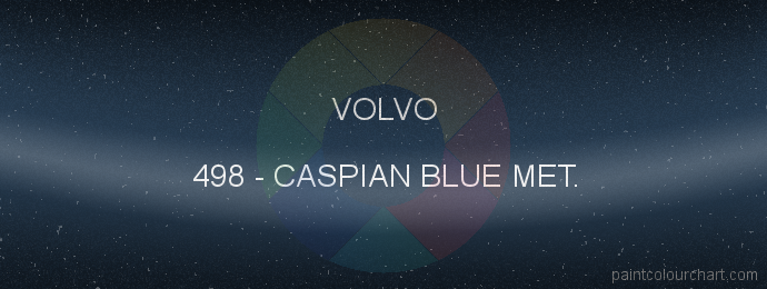 Volvo paint 498 Caspian Blue Met.