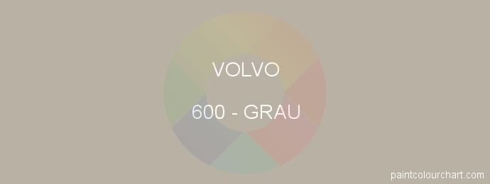 Volvo paint 600 Grau