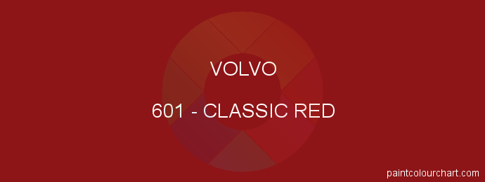 Volvo paint 601 Classic Red