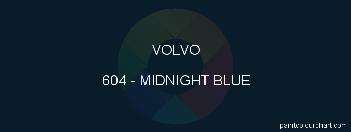 Volvo paint 604 Midnight Blue