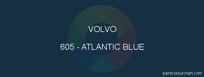 Volvo paint 605 Atlantic Blue