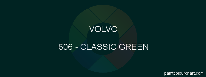 Volvo paint 606 Classic Green