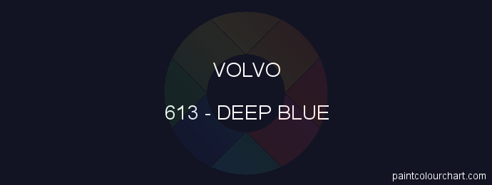 Volvo paint 613 Deep Blue