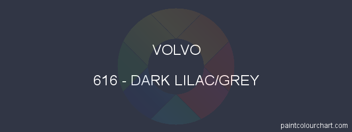 Volvo paint 616 Dark Lilac/grey