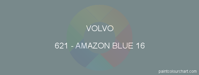 Volvo paint 621 Amazon Blue 16