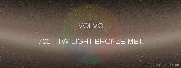 Volvo paint 700 Twilight Bronze Met.