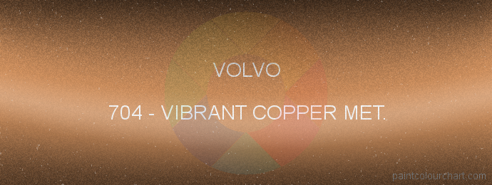 Volvo paint 704 Vibrant Copper Met.