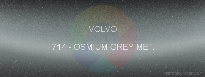 Volvo paint 714 Osmium Grey Met.