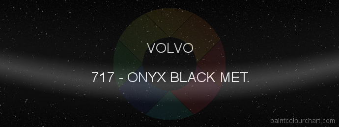 Volvo paint 717 Onyx Black Met.
