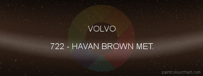 Volvo paint 722 Havan Brown Met.