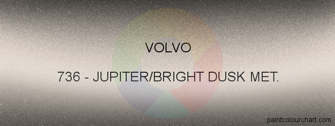 Volvo paint 736 Jupiter/bright Dusk Met.