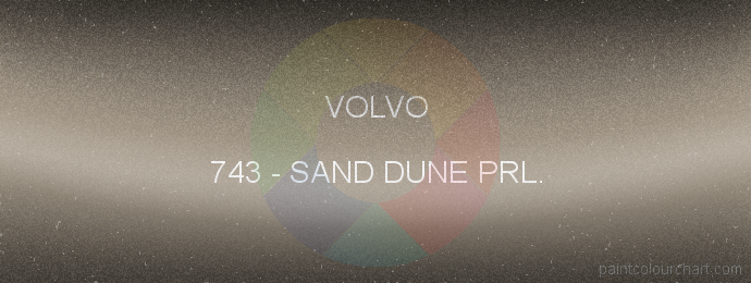 Volvo paint 743 Sand Dune Prl.