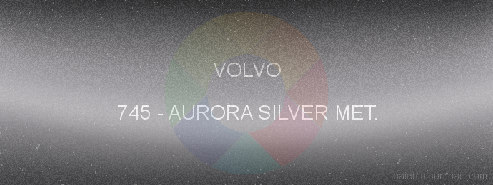 Volvo paint 745 Aurora Silver Met.