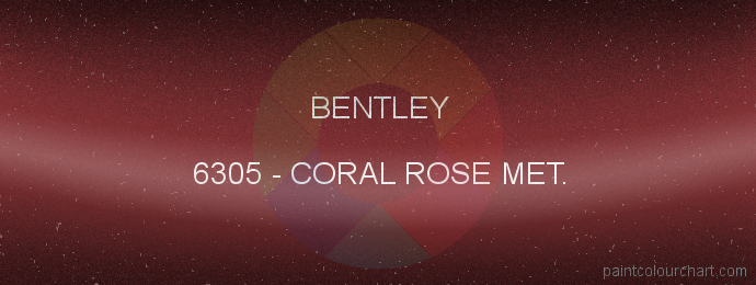 Bentley paint 6305 Coral Rose Met.